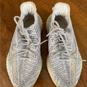 adidas Yeezy Boost 350 Reflective Gray Athletic Shoes / Sneakers